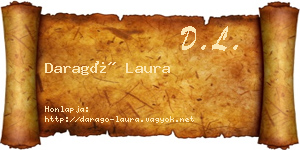 Daragó Laura névjegykártya